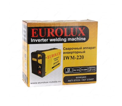 Инверторный сварочный аппарат EUROLUX IWM220 Инверторный сварочный аппарат EUROLUX IWM220