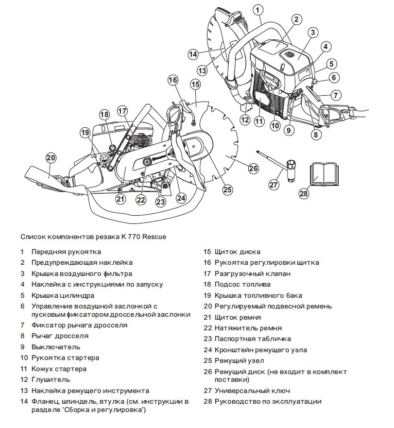 HUSQVARNA K 770 Rescue